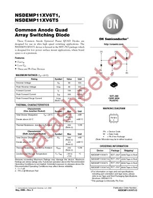 NSDEMP11XV6T1G datasheet  